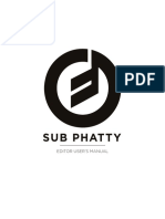 Sub Phatty Editor Users Manual PDF
