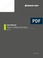 User Manual: Tacturus Wireless Touch Mouse