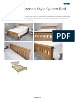 Classic Craftsman-Style Queen Bed: Moderate