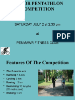 SATURDAY JULY 2 at 2:30 PM at Penmawr Fitness Club