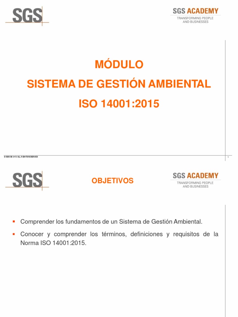 Modulo ISO 14001 PDF | PDF | Ecosistema | Entorno natural