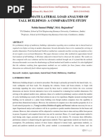 Approximate Lateral Load Analysis of Tall Buildings-A Comparative Study