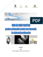Ghid de Bune Practici Pentru Asistentul Social Care Lucrează În Sistemul Penitenciar PDF