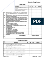 Towing checklist for offshore vessels