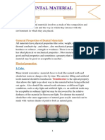 General Properties of Dental Materials