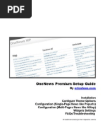 Download OneNews Setup Guide by Genkisan SN4878076 doc pdf