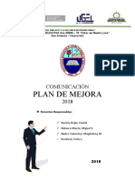 Caratula - Plan de Mejora