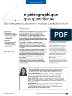 Lempreinte Piezographique en Pratique Quotidienne PDF