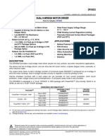 Dual H-Bridge Motor Driver: Features