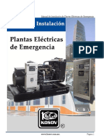 Manual - Instalacion Plantas Electricas Emergencia PDF