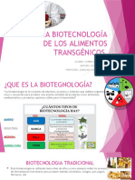 Alimentos Transgénicos