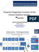 Auditory Temporal Integration Function 2012