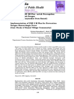 Implementation of PSN 3M Plus for Prevention of Dengue Hemorrhagic Fever