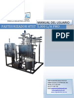 Manual de Pasteurizador 5000 Litros Pmo Rio Grande PDF