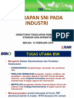 Materi Sosialisasi Penerapan SNI Bagi Perusahaan Industri Di Cikarang, Bekasi - 13 - 02 - 2019