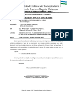 Informe 059 - Requerimiento de Combustible