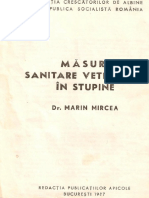 Masuri sanitare veterinare in stupine