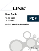 Guia de Usuario e Instalacao - Switch TP-Link - TL-SG1008D - 8 Portas - Gigabit