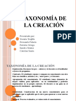 Taxonomía de La Creación