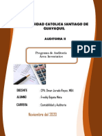Programa de Auditoría Inventarios FreddyBajañaM PDF