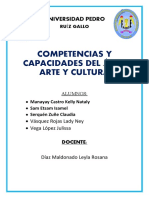 Competencias y Capacidades de ARTE