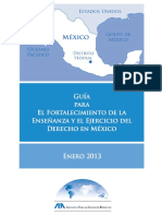 Aba Roli - Guia para El Fortalecimiento de La Enseñanza y El Ejercicio Del Derecho en Mexico PDF