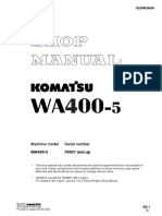SM-Komatsu WA400-5 Wheel Loader Service Repair Manual (SN 70001 and Up) PDF