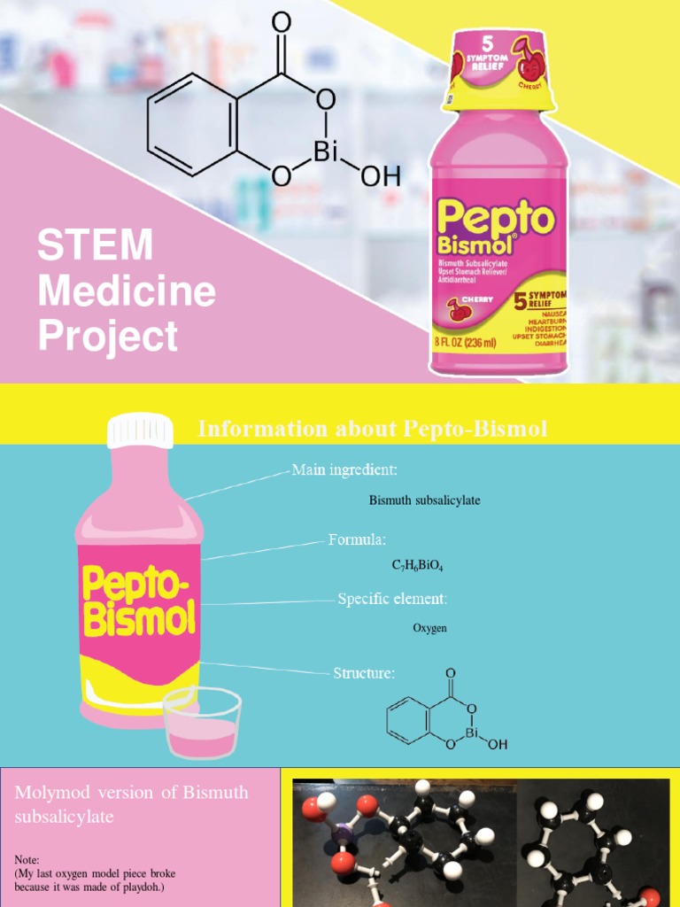 Stem Medicine Project Pepto Bismol PDF Mole (Unit) Dose