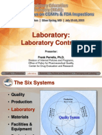 Laboratory Controls - Microbiology Testing - CGMP Regulations - Guidance PDF