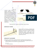 Measuring Distance Using Pacing, Taping & Other Methods