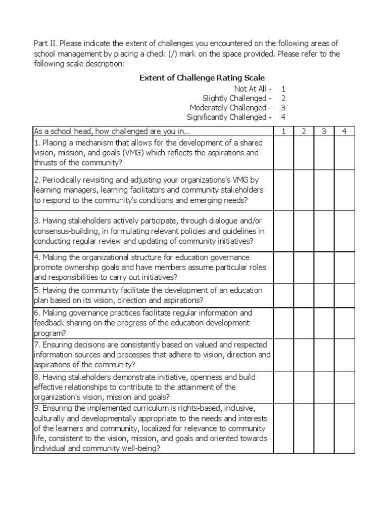 Challenges Met On SBM Implementation | PDF | Community | Learning