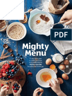 Mighty Menu: A 7 Day Menu Plan by Caltex Socceroos Chef and Nutritionist For Active Kids On The Go!