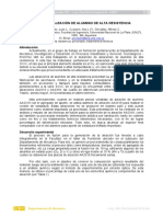 Estudio de Aleación de Aluminio de Alta Resistencia - Departamento de Mecánica, Facultad de Ingeniería, Universidad Nacional de La Plata