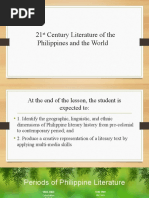 21 Century Literature of The Philippines and The World