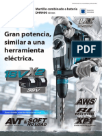 Folleto Makita Dhr400 Es