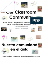 Classroom Community PBL Book
