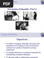 Workplace Etiquette Slides