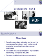 Workplace Etiquette Slides