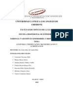 Auditoria, Certificacion, Recertificacion y Acreditacion PDF