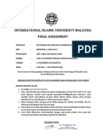 DSLP - Law 5110 Sistem Undang-Undang Malaysia - Final Asssessment PDF