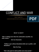 Conflict and War: Group 1 Bsba FM 1-1 Alinsunurin Bengan Bataller Bonbon Montecillo