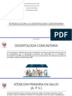 Introduccion A La Odontologia Comunitaria