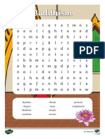 ks1 Buddhism Word Search