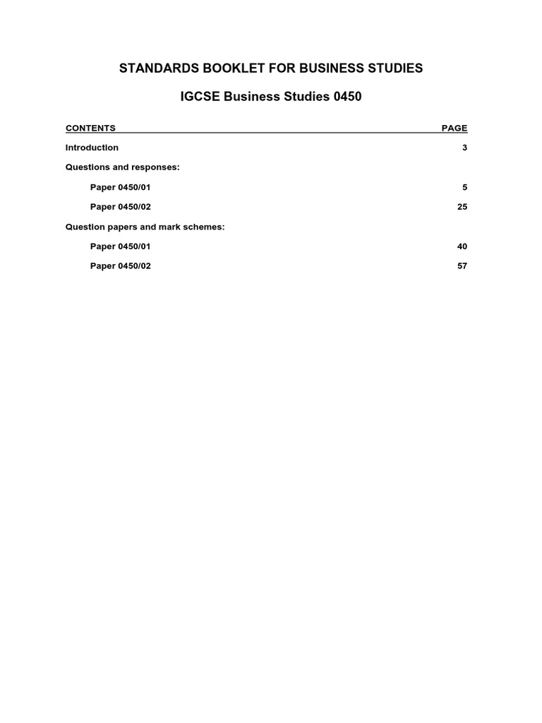 0450 Standards Booklet PDF | PDF | Partnership | Profit (Accounting)