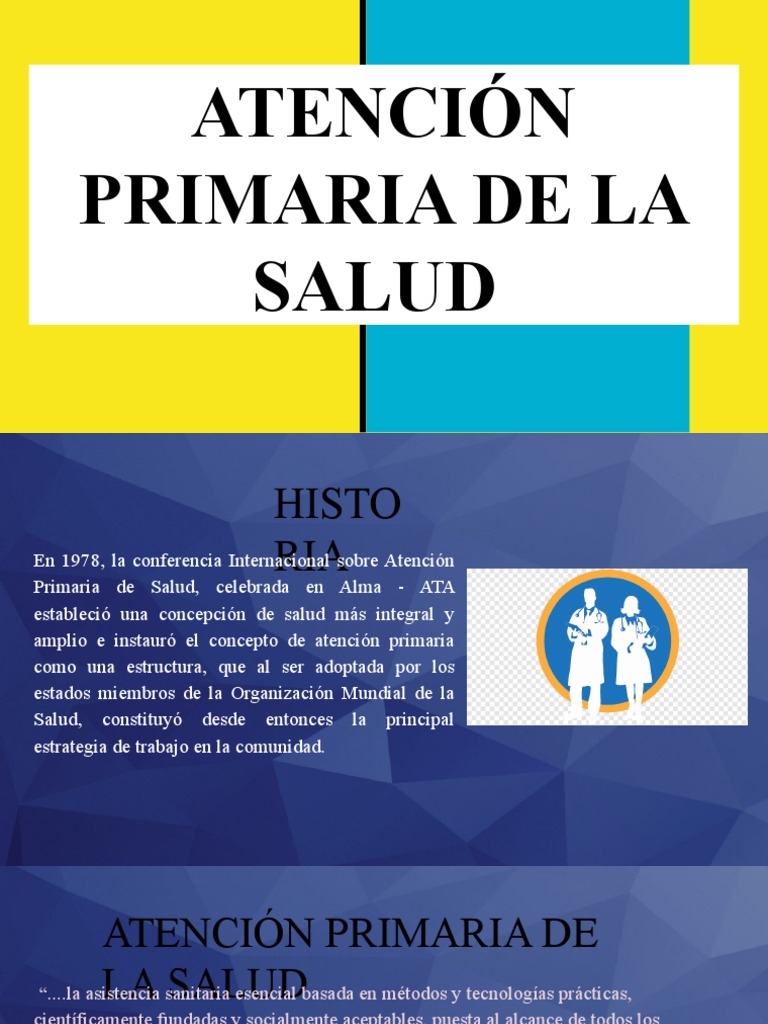 Principios de Atención Primaria en Salud | PDF | Cuidado de la salud ...