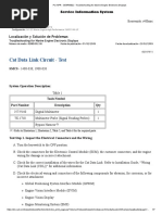 Cat Data Link Circuit - Test: SMCS - 1408-038 1900-038