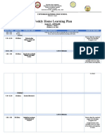 Weekly Home Learning Plan: Esperanza National High School