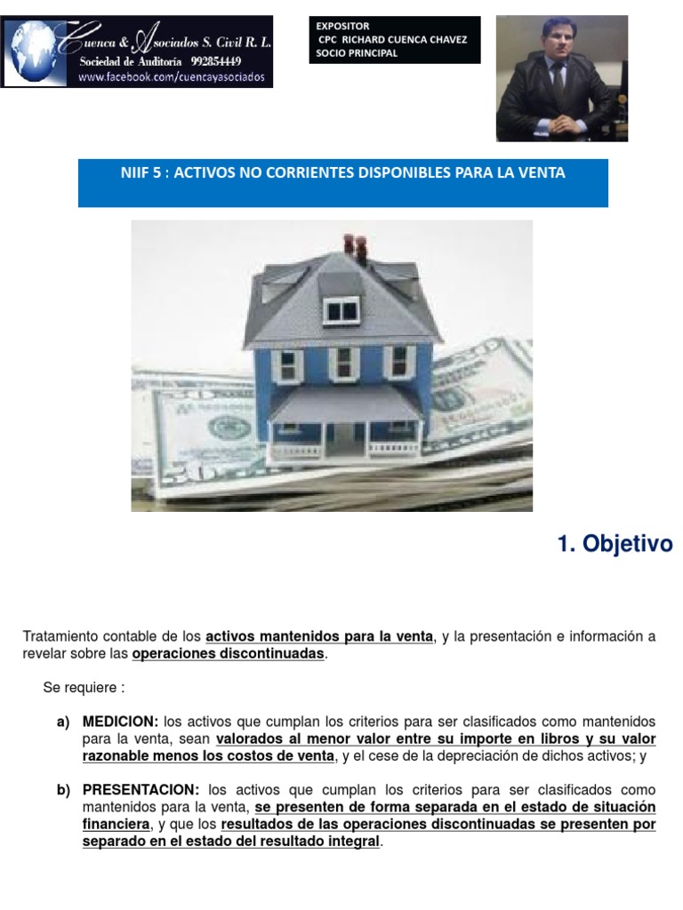 NIIF5 | PDF | Activo fijo | normas internacionales de INFORMACION ...