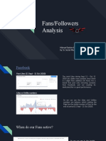 Fans - Followers Analysis 11 Sept - 11 Oct