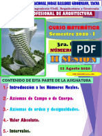 Ii Sesión Curso Matematica Arquitectura PDF
